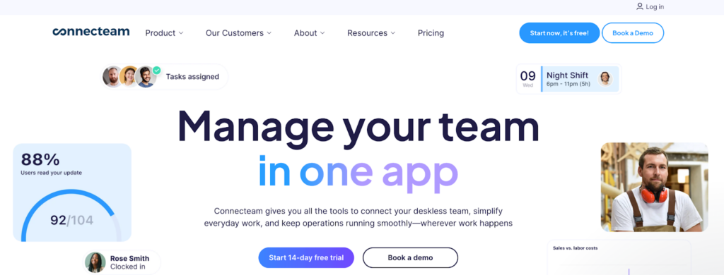 Manage your team in one app