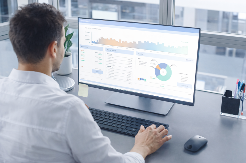 Centrado en el trabajo con tablero de datos