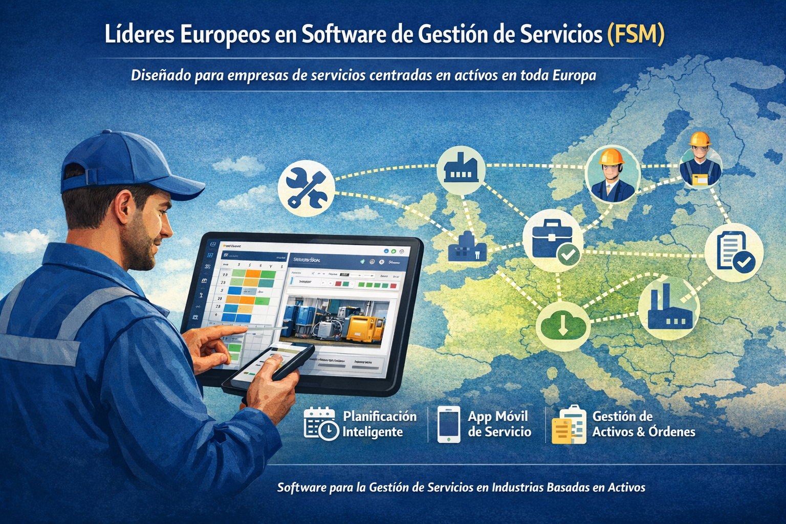 Proveedores de Software de Field Service Management (FSM) Europe-First